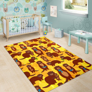 Otter Pattern Area Rug