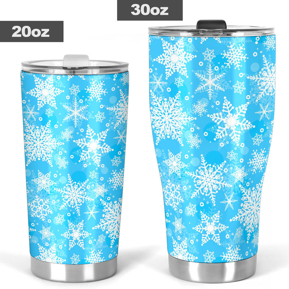 Snowflake Pattern Tumbler