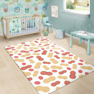 Peanut Theme Pattern Area Rug