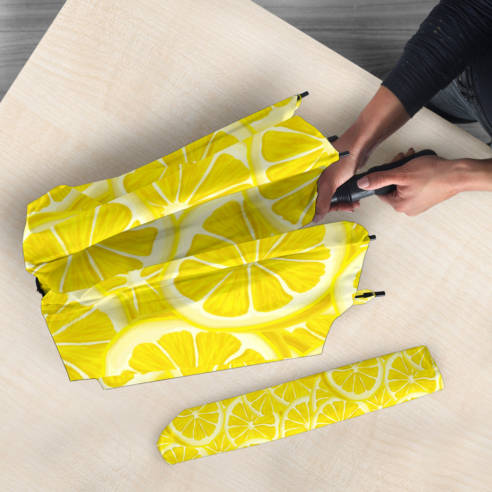 Sliced Lemon Pattern Umbrella