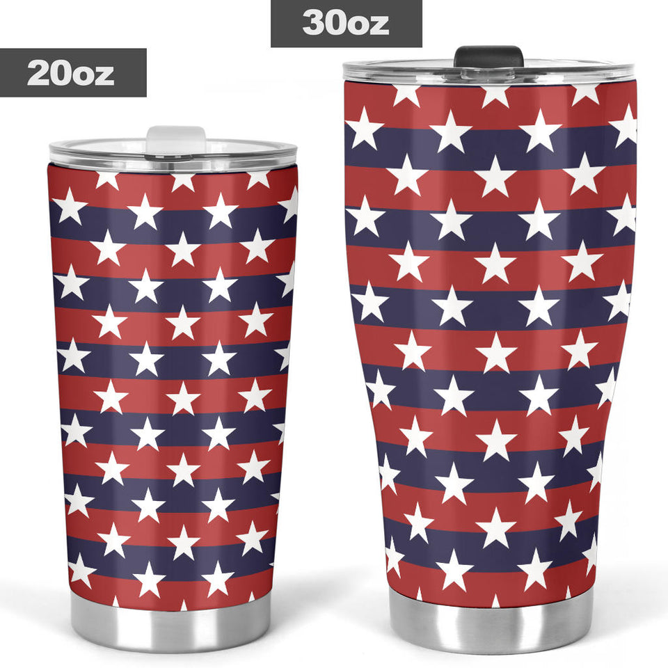 USA Star Pattern Background Tumbler