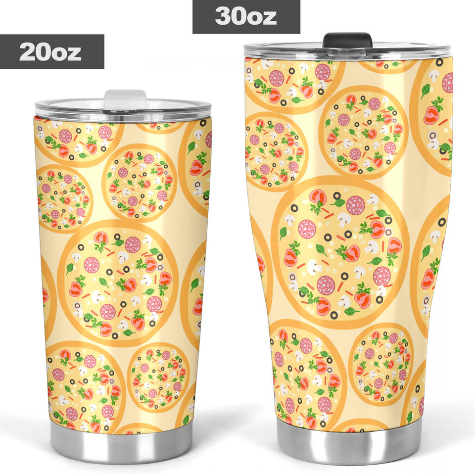 Pizza Theme Pattern Tumbler