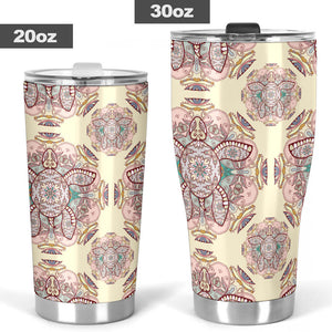 Sea Turtle Tribal Pattern Tumbler