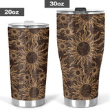 Sun Pattern Theme Tumbler