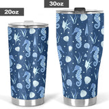 Seahorse Shell Pattern Tumbler