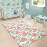 Octopus Fish Shell Pattern Area Rug