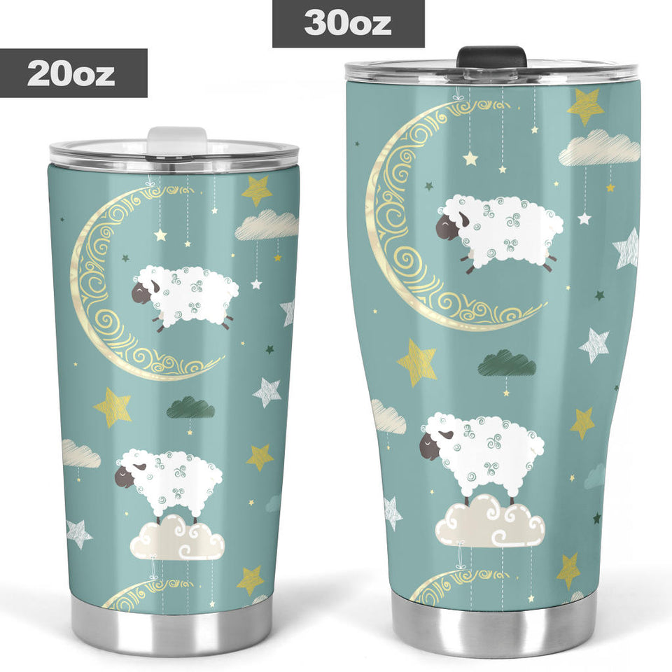 Sheep Sweet Dream Pattern Tumbler