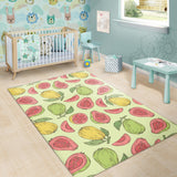 Guava Pattern Background Area Rug