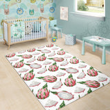 Dragon Fruit Pattern Area Rug