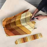 Wood Printed Pattern Print Design 01 Umbrella