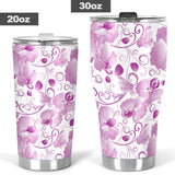 Orchid Pattern Tumbler