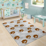 Cute Otter Pattern Area Rug