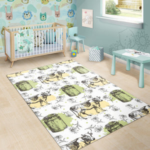 Cow Pattern Area Rug