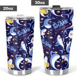 Shark Funny Pattern Tumbler