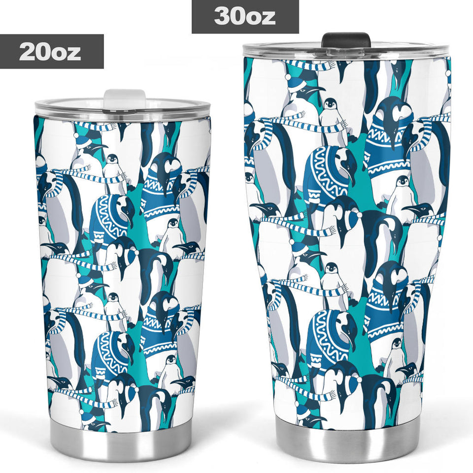 Penguin Pattern Tumbler