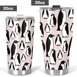 Penguin Pattern Background Tumbler