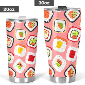 Sushi Roll Pattern Tumbler