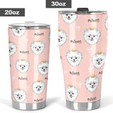 Pomeranian Pattern Tumbler