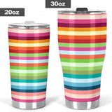 Rainbow Pattern Tumbler