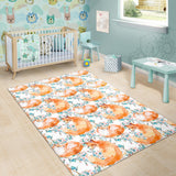 Fox Water Color Pattern Area Rug