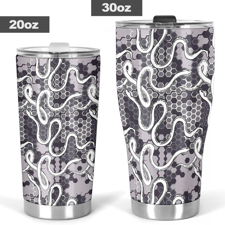 Snake Gray Pattern Tumbler