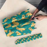 Golden Retriever Pattern Print Design 05 Umbrella
