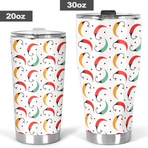 Red Green Yellow Chili Pattern Tumbler