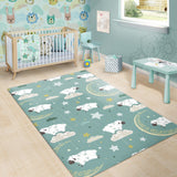 Sheep Sweet Dream Pattern Area Rug