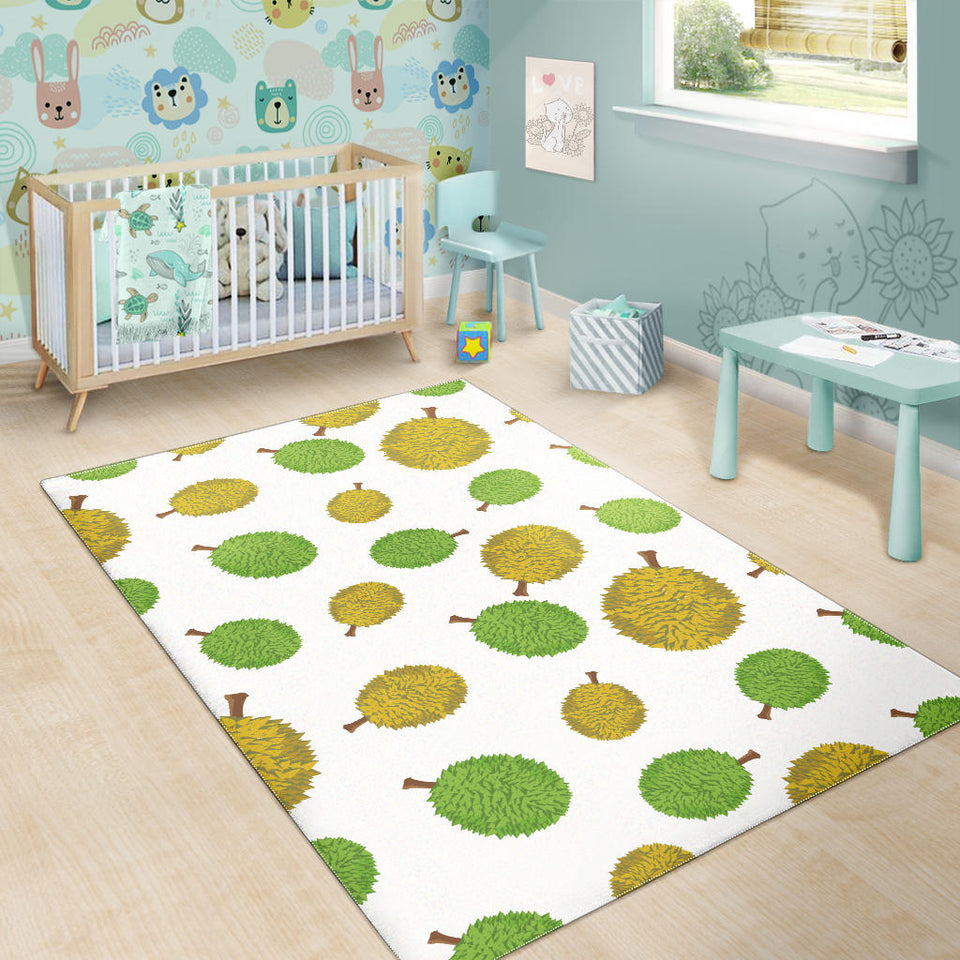Durian Background Pattern  Area Rug