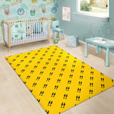 Ninja Weapon Pattern Area Rug
