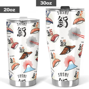 Sushi Japanese Pattern Tumbler