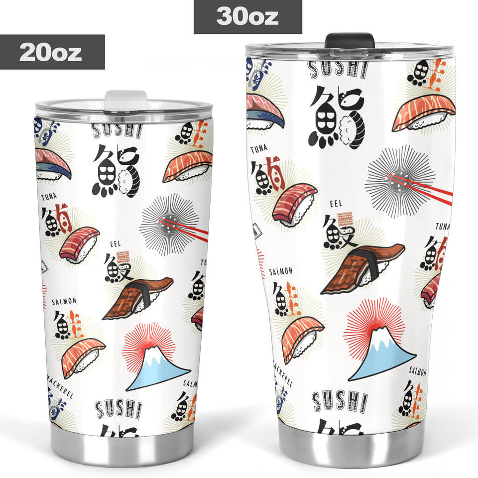 Sushi Japanese Pattern Tumbler