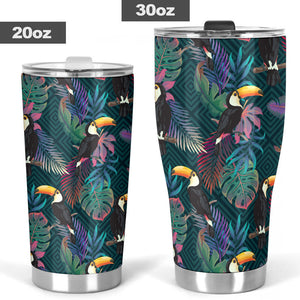 Toucan Pattern Tumbler