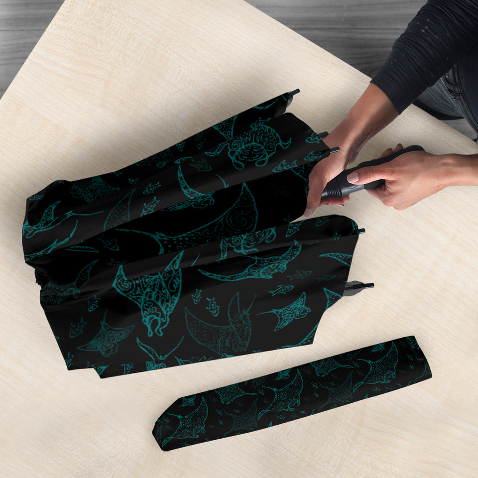 Stingray Pattern Print Design 02 Umbrella