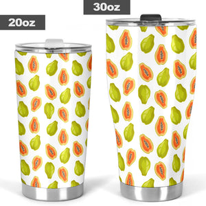 Papaya Pattern Theme Tumbler