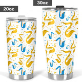 Saxophone Pattern Tumbler