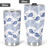 Whale Pattern Tumbler