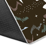 Polar Bear Pattern Background Area Rug
