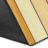 Wood Printed Pattern Print Design 01 Area Rug