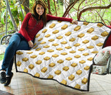 Sandwich Pattern Print Design 04 Premium Quilt