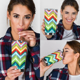 Rainbow Zigzag Chavron Pattern Tumbler