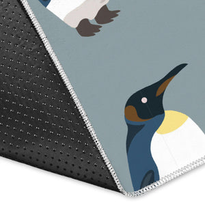 Penguin Pattern Theme Area Rug