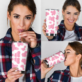 Pink Cow Skin Pattern Tumbler