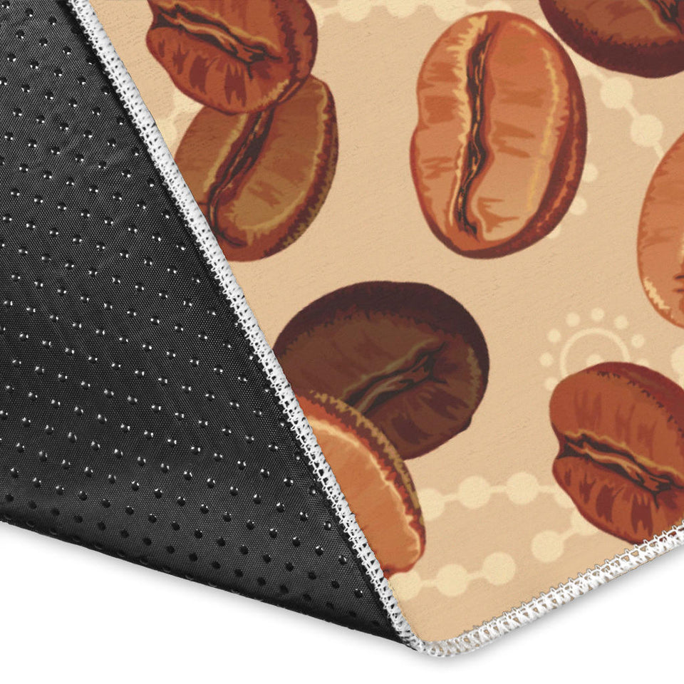 Coffee Bean Pattern Area Rug