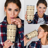 Traditional Camel Pattern Ethnic Motifs Tumbler