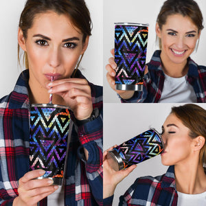 Space Colorful Tribal Galaxy Pattern Tumbler