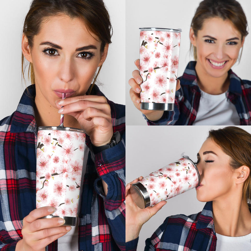 Sakura Pattern Theme Tumbler