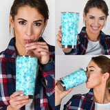 Starfish Shell Blue Theme Pattern Tumbler