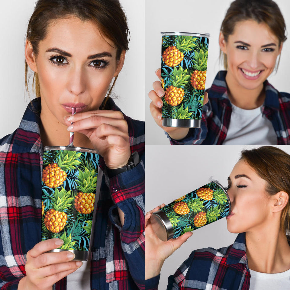 Pineapple Pattern Tumbler