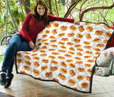 Pancake Pattern Print Design 04 Premium Quilt